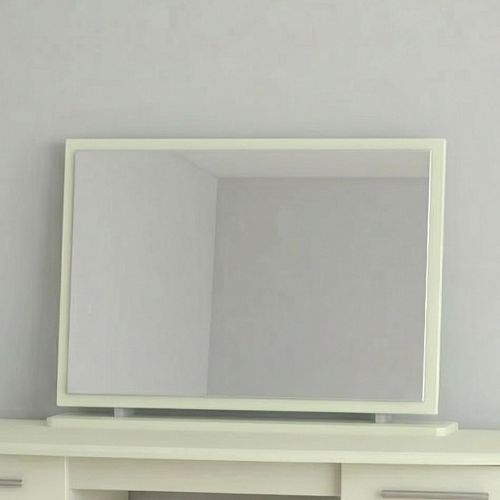 Knightsbridge Dressing Mirror - Large - Cream Gloss