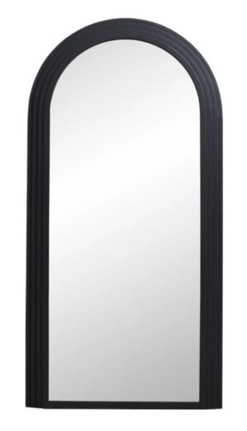 Falco Black Metal Standing Mirror