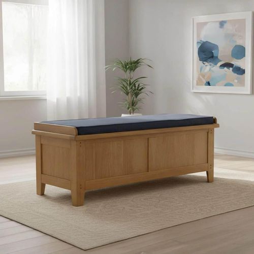 Burford Oak Storage Bench