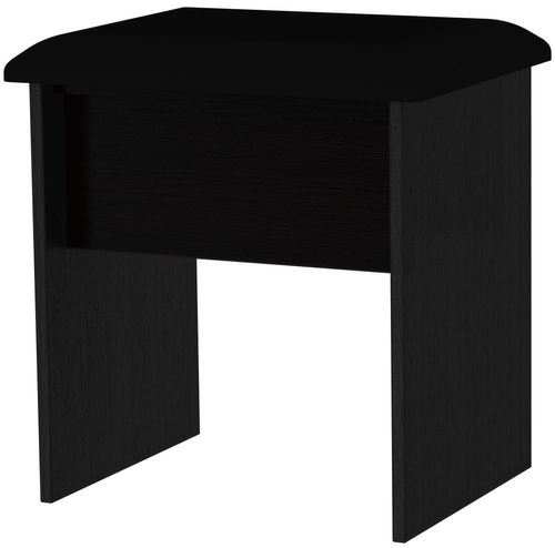Monaco Black Padded Dressing Stool