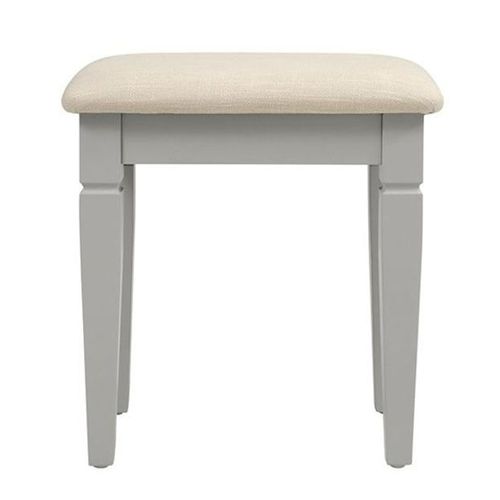 Paisley Grey Painted Padded Dressing Stool