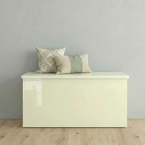 Knightsbridge Blanket Box - Cream Gloss