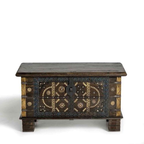 Aurach Storage Trunk - Dark Brown - Mango Wood