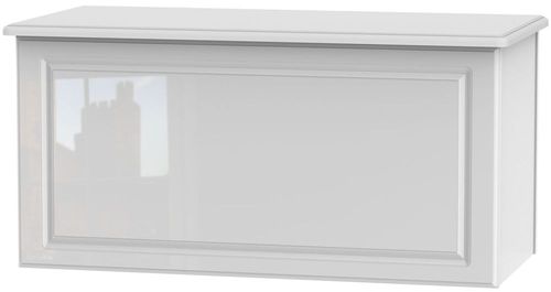 Balmoral White Gloss Blanket Box
