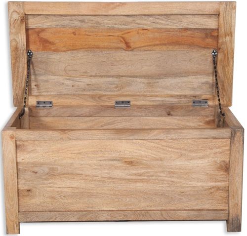 Bombay Solid Mango Wood Blanket Box