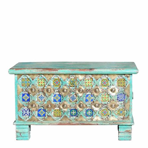 Carinthia Storage Trunk - Cladded - Mango Wood