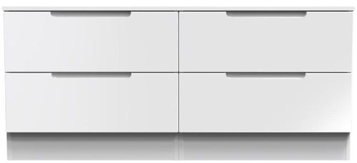 Milan White Gloss Bed Box