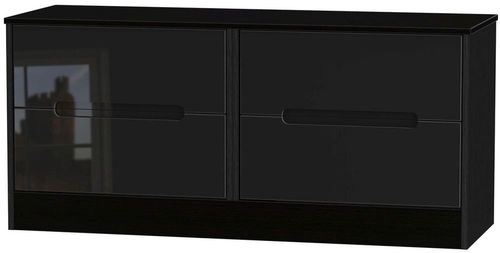 Monaco Black Gloss Bed Box