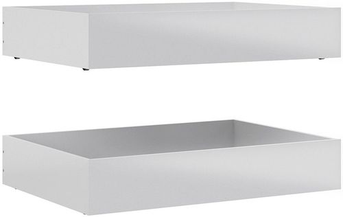 Naia White Gloss Underbed Drawer Set of 2