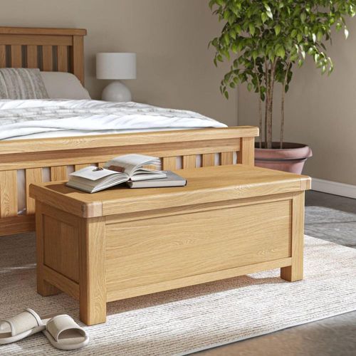 Normandy Blanket Box - Storage - Oak