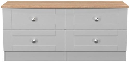 Sussex Grey and Oak Effect Bed Box