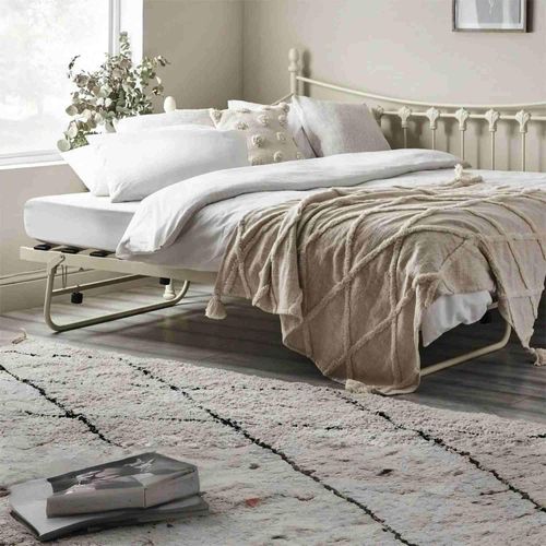 Versailles Underbed Trundle - White Metal