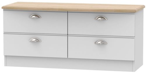 Victoria Grey and Riviera Oak Bed Box