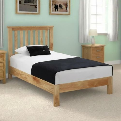 New Trinity Slatted Bed - Natural Oak - 3ft Single