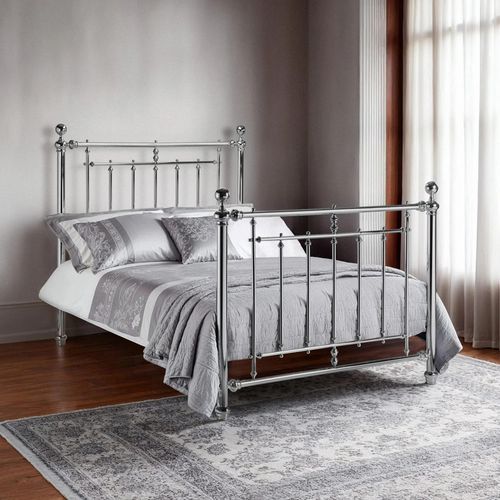 Empress Chrome Plated Bed - Sizes Available