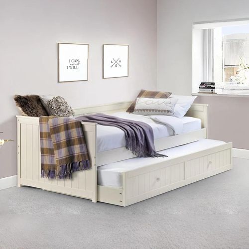 Jessica Daybed with Underbed Trundle - White