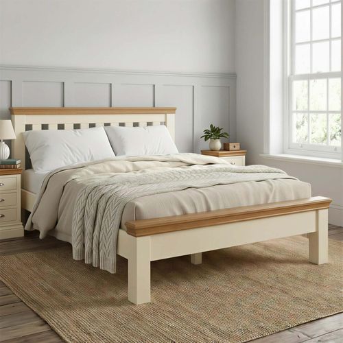 Versailles Bed - Sizes Available - Ivory Painted