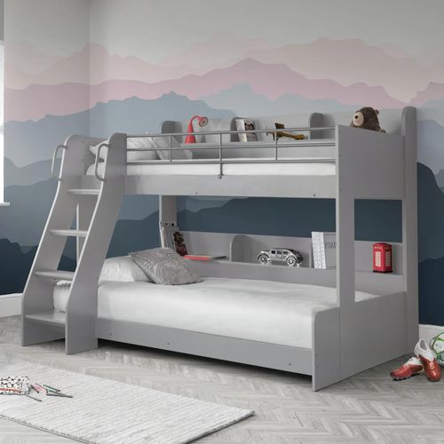 Domino Triple Sleeper Bed - Grey