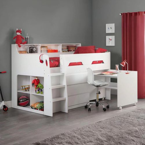 Jupiter Midsleeper Bed - White