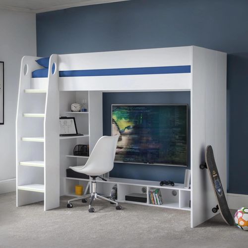 Nebula Gaming Bed - White