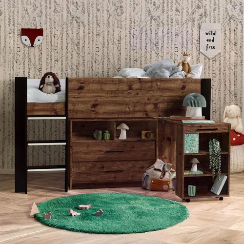 Otis Midsleeper Bed - Urban Rustic