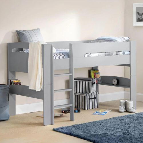 Pluto Midsleeper Bed - Grey