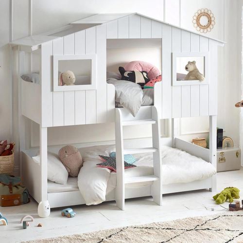Willow Treehouse Bunk Bed - White