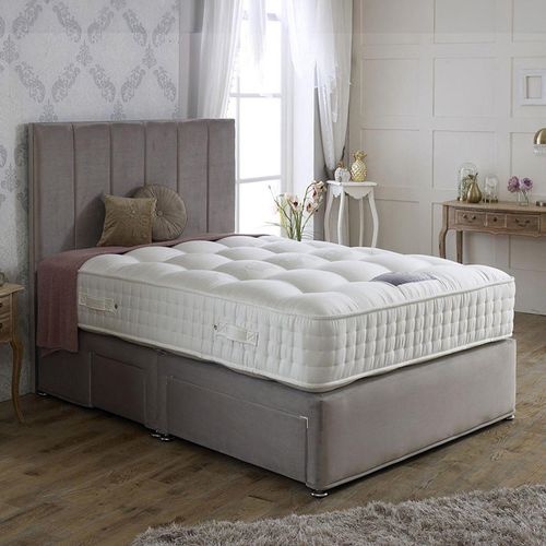 Natural Royal Crown Divan Bed - 1000 Platform Top - Sizes Available