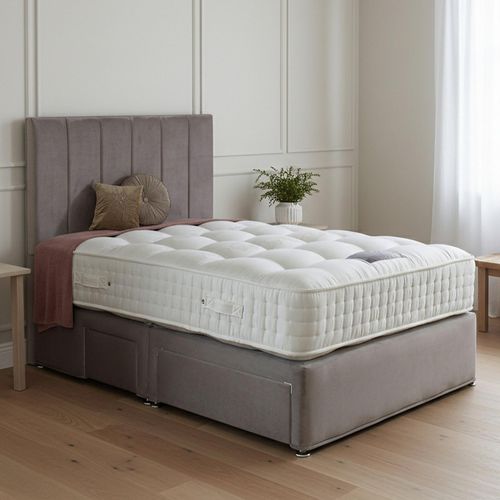 Natural Royal Crown Divan Bed - 2000 Platform Top - Sizes Available