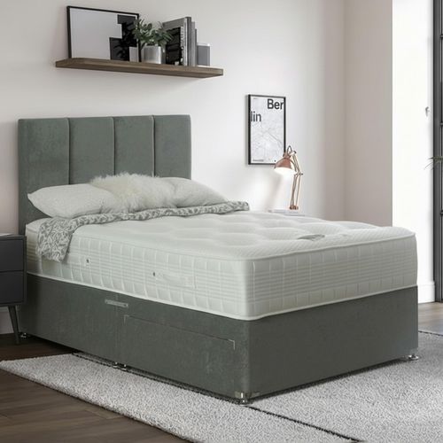 Micro Tencel Deluxe Divan Bed - 1000 Pocket Spring - Platform Top - Sizes Available