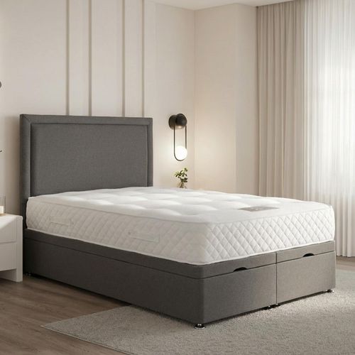 Silk Pocket Spring Divan Bed - 1000 Platform Top - Sizes Available