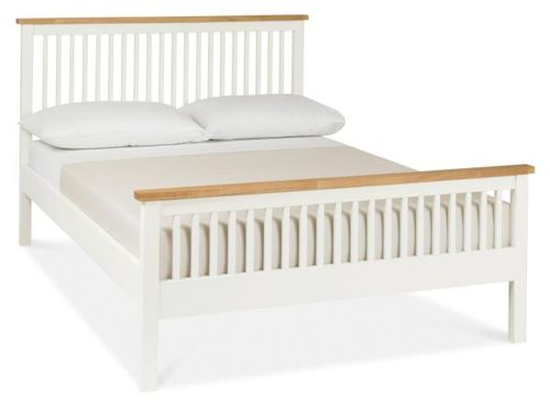 Atlanta Two Tone Bed - High Footend - 5ft King Size