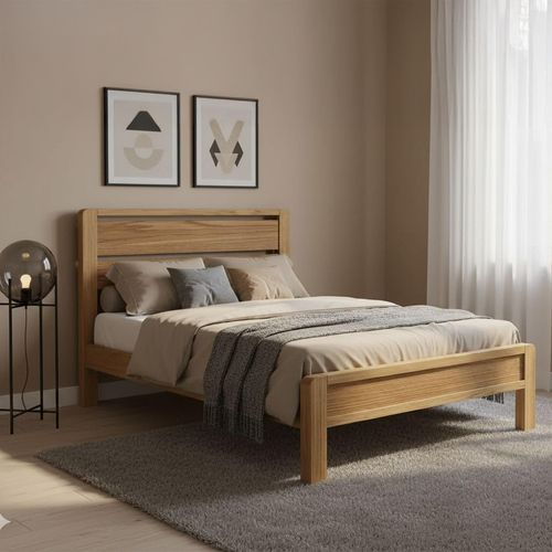 Bergen Oak Bed - Sizes Available