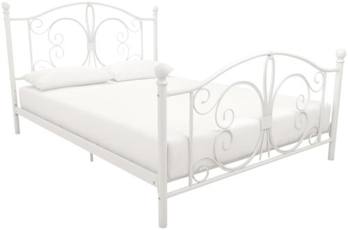 Boone White Metal Bed - Sizes Available - 3246198UK