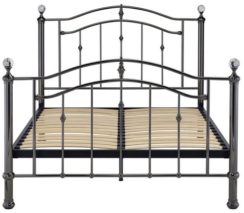 Camas Black Metal Bed - Sizes Available