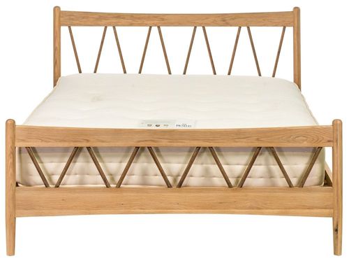 Grace Natural Oak High Foot End 4ft 6in Double Bed