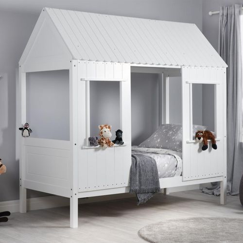 Kids Treehouse Bed - White