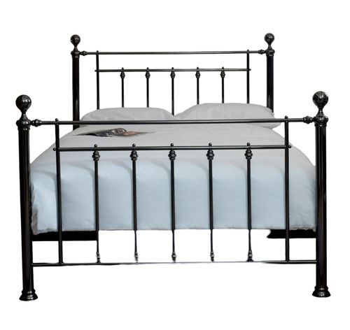 Lane Black Chrome Metal Bed - Sizes Available
