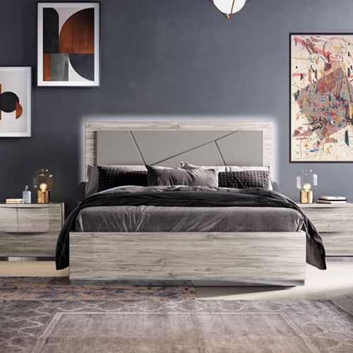 Laura Oak Grain Effect Bed Sizes Available