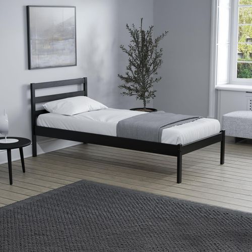 Luka Bed - Black Wood - Sizes Available