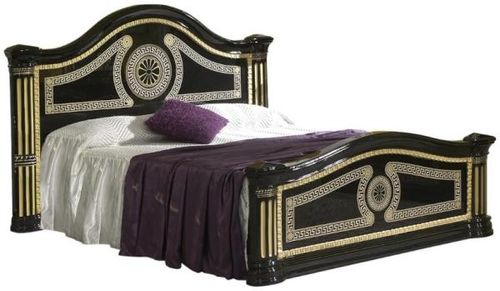 New Serena Black Italian Bed - Sizes Available
