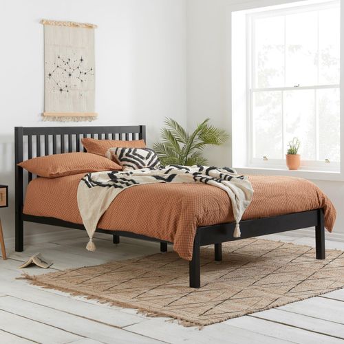 Nova Bed - Black Wood - Sizes Available