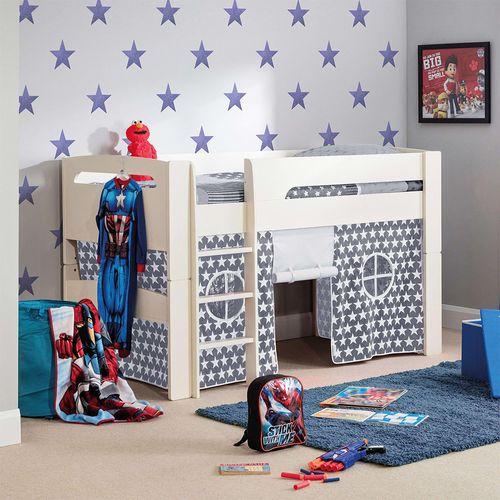 Pluto Midsleeper Bed - White - Grey Star Tent