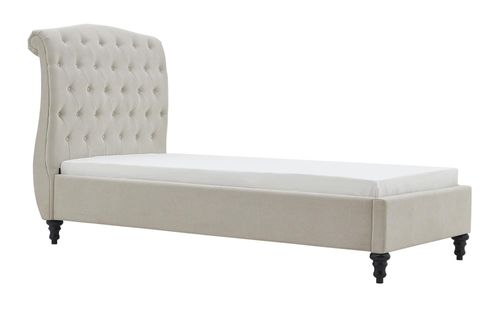 Roma Natural Fabric Bed - Sizes Available