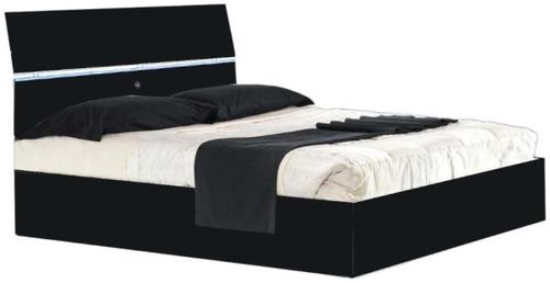Simona Black Italian Bed - Sizes Available
