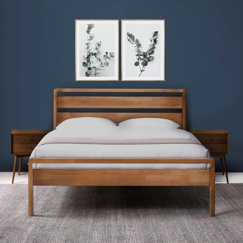 Skandi Mid Century Bed - Sizes Available
