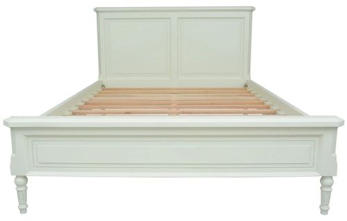 Solana French Lime White Bed