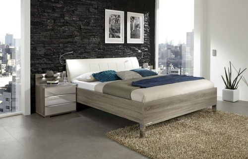 Loft Bed - Faux Leather Cushion Headboard - Variation Available