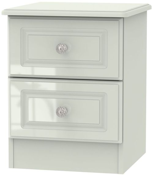 Balmoral Cashmere 2 Drawer Bedside Cabinet