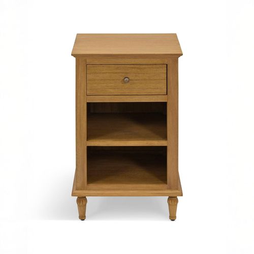 Barton Bedside Table Natural Wood